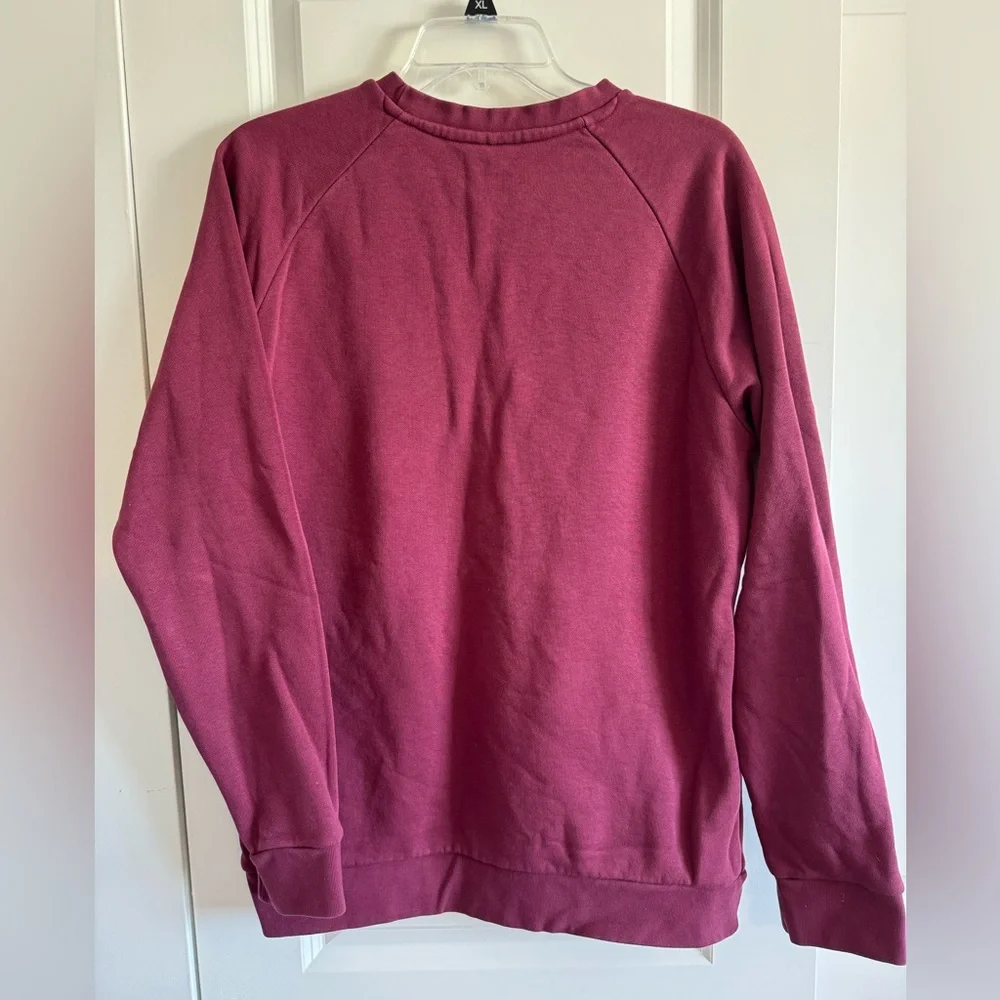 Adidas Unisex Maroon Crewneck Sweater
